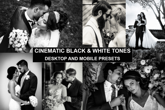 Download 10 Black &amp; White Lr Presets Camera Raw - Premium Bundle